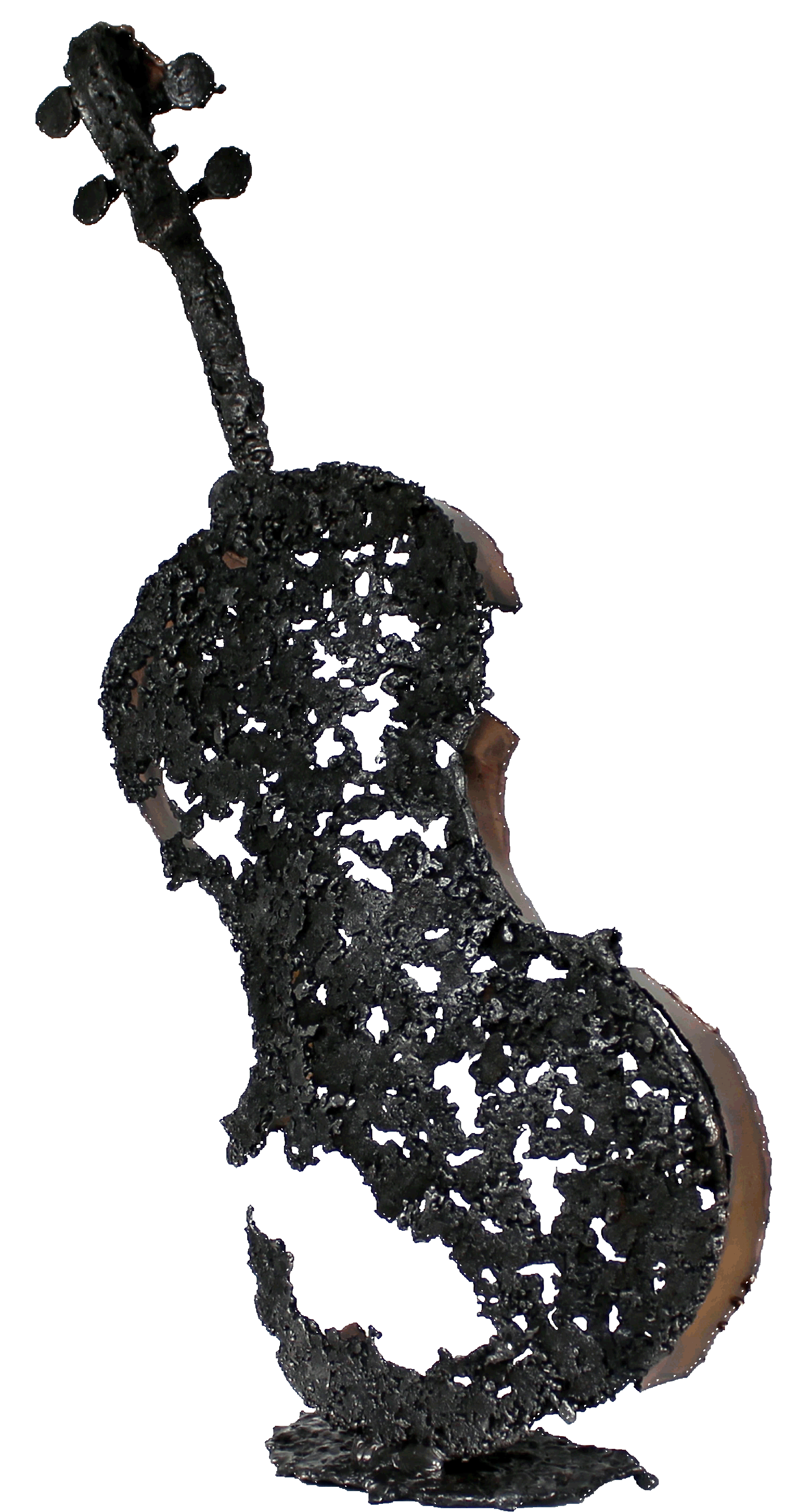 43 Violon Sculpture Philippe Buil instrument de musique dentelle