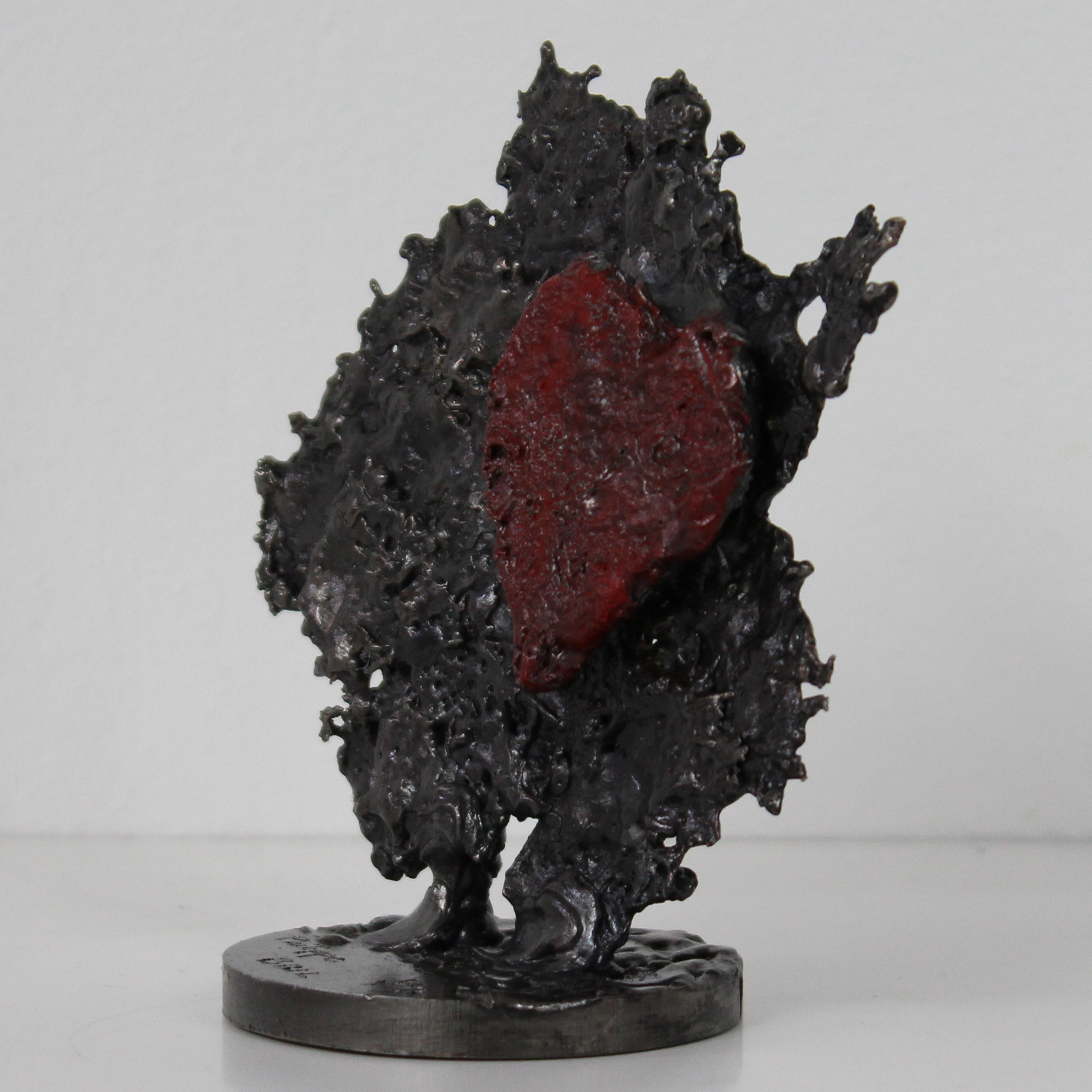 Sculpture Cœur En Verre Rouge Leonardo - Décoration Maison - Modèle 90871